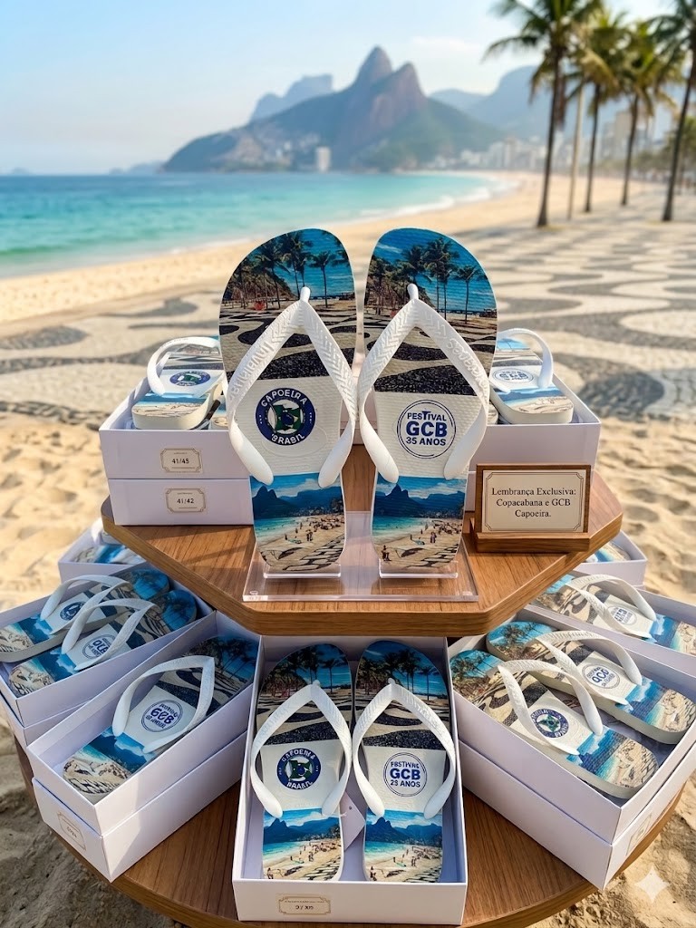 Havaianas Personalizadas com estampa Rio de Janeiro